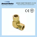 Pneumatic Quick Coupler Compression Copper Brass Aluminum Thermoplastic Tubing 90 Female Elbow